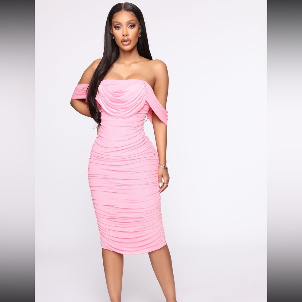 Fashionnova pink dress